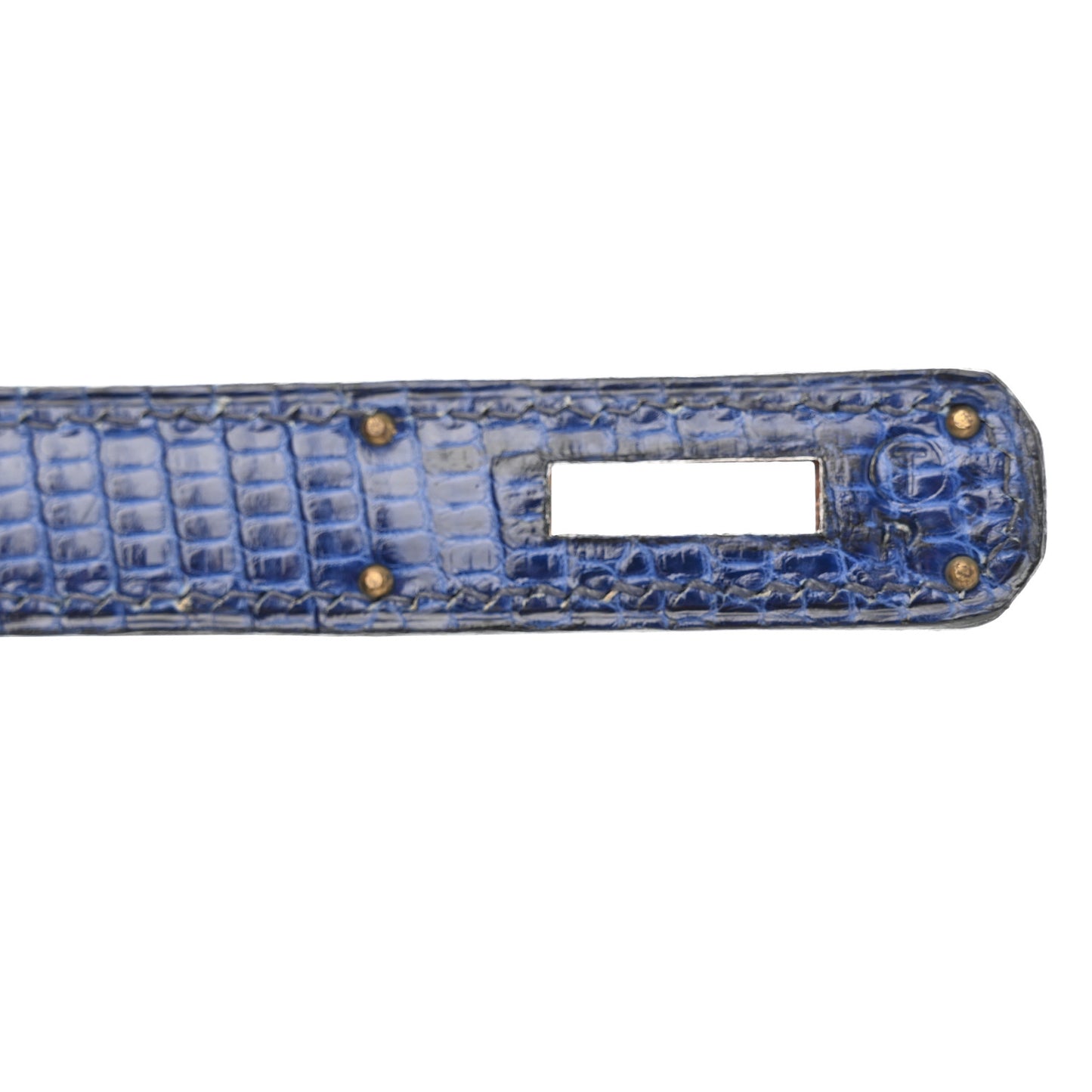 Lizard Kelly Sellier 28 Bleu Saphir