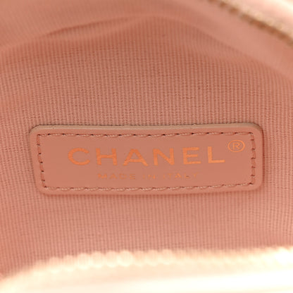 Chanel Patent Lambskin Camellia Bouquet Clutch With Chain Light Pink 6 of 11