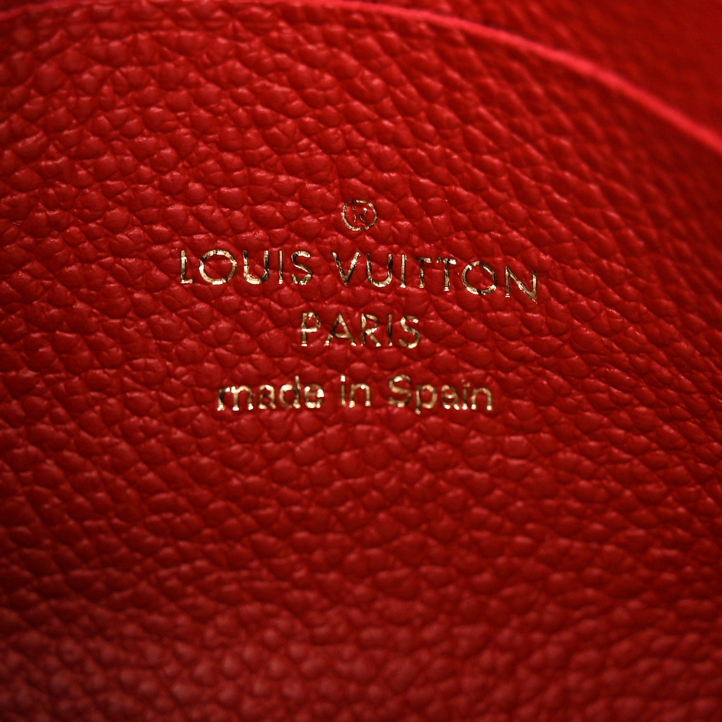 Empreinte Double Zip Pochette Marine Rouge