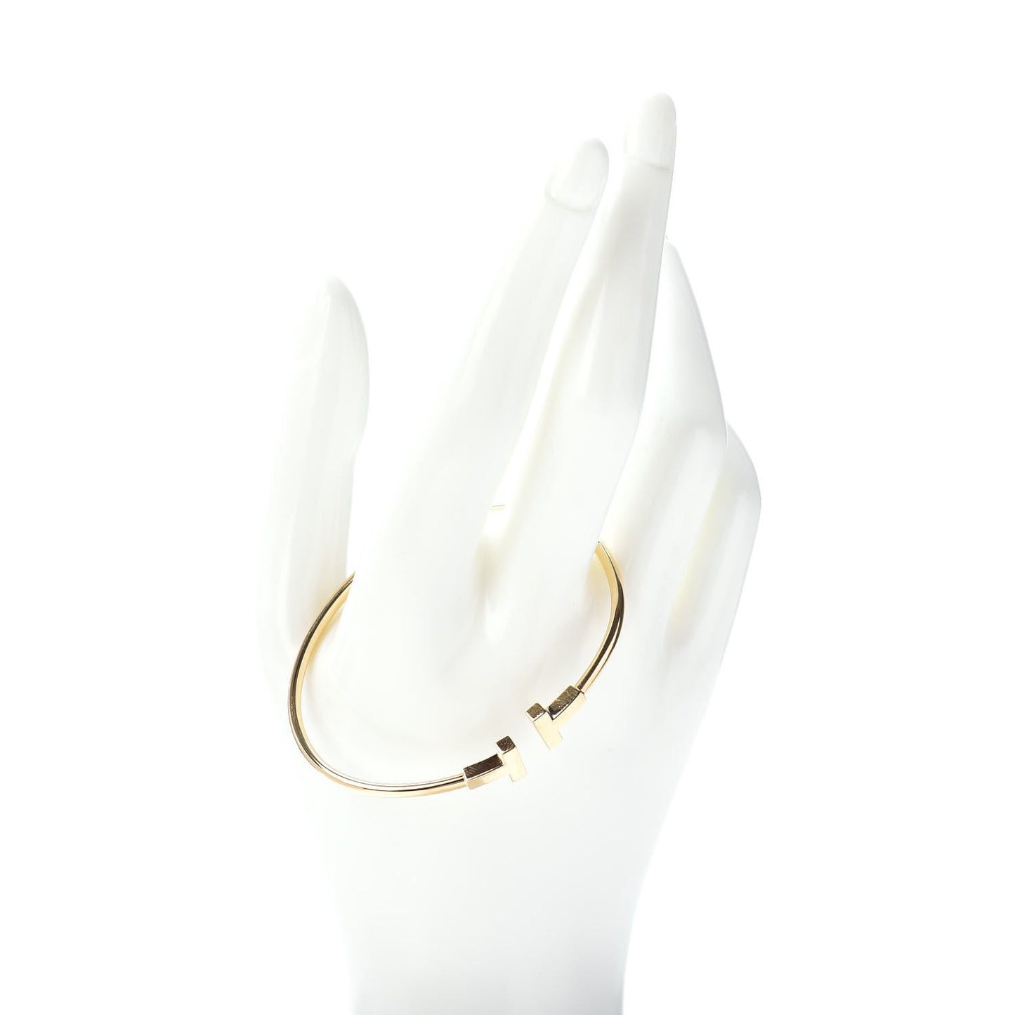 18K Yellow Gold T Wire Bracelet