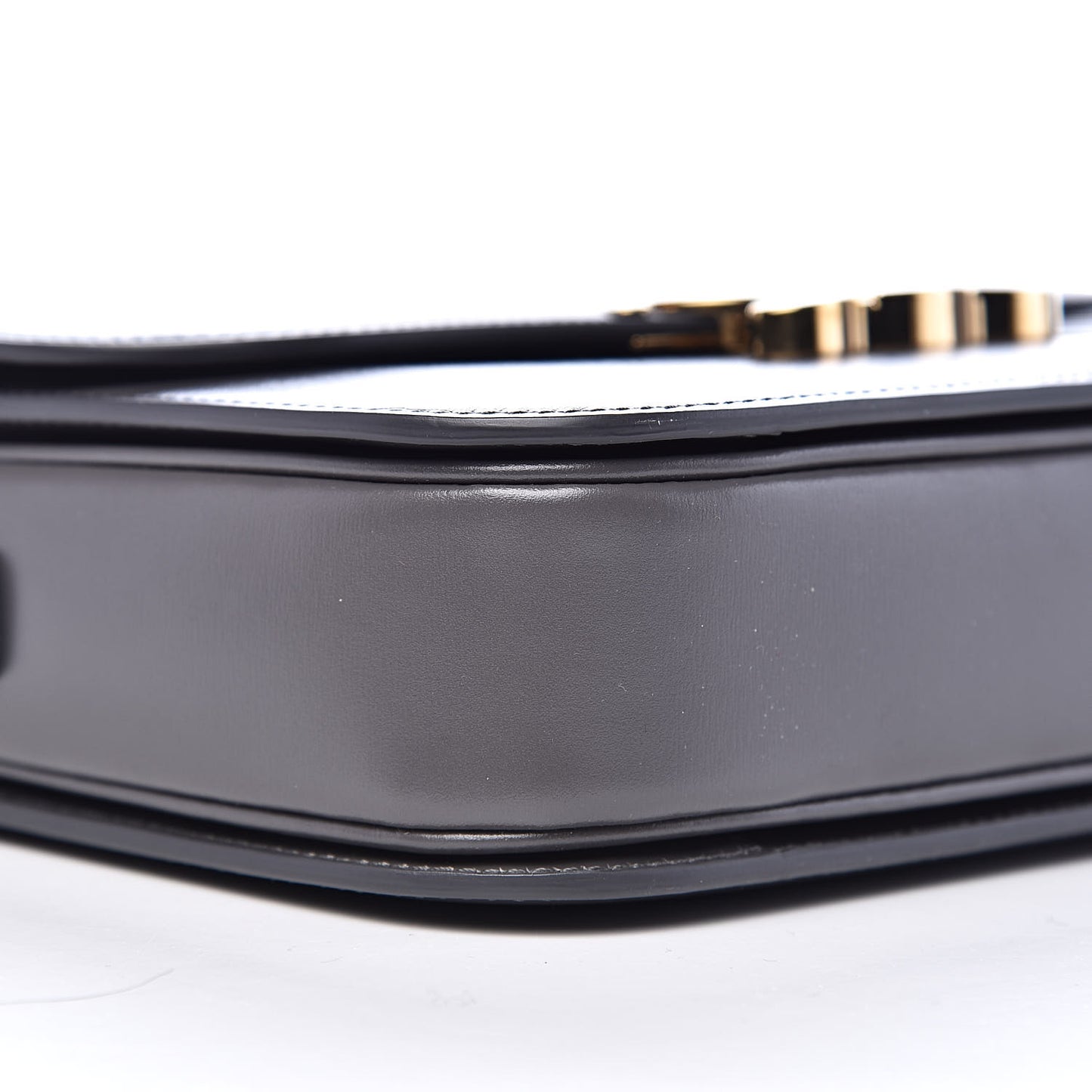 Shiny Calfskin Medium Triomphe Grey