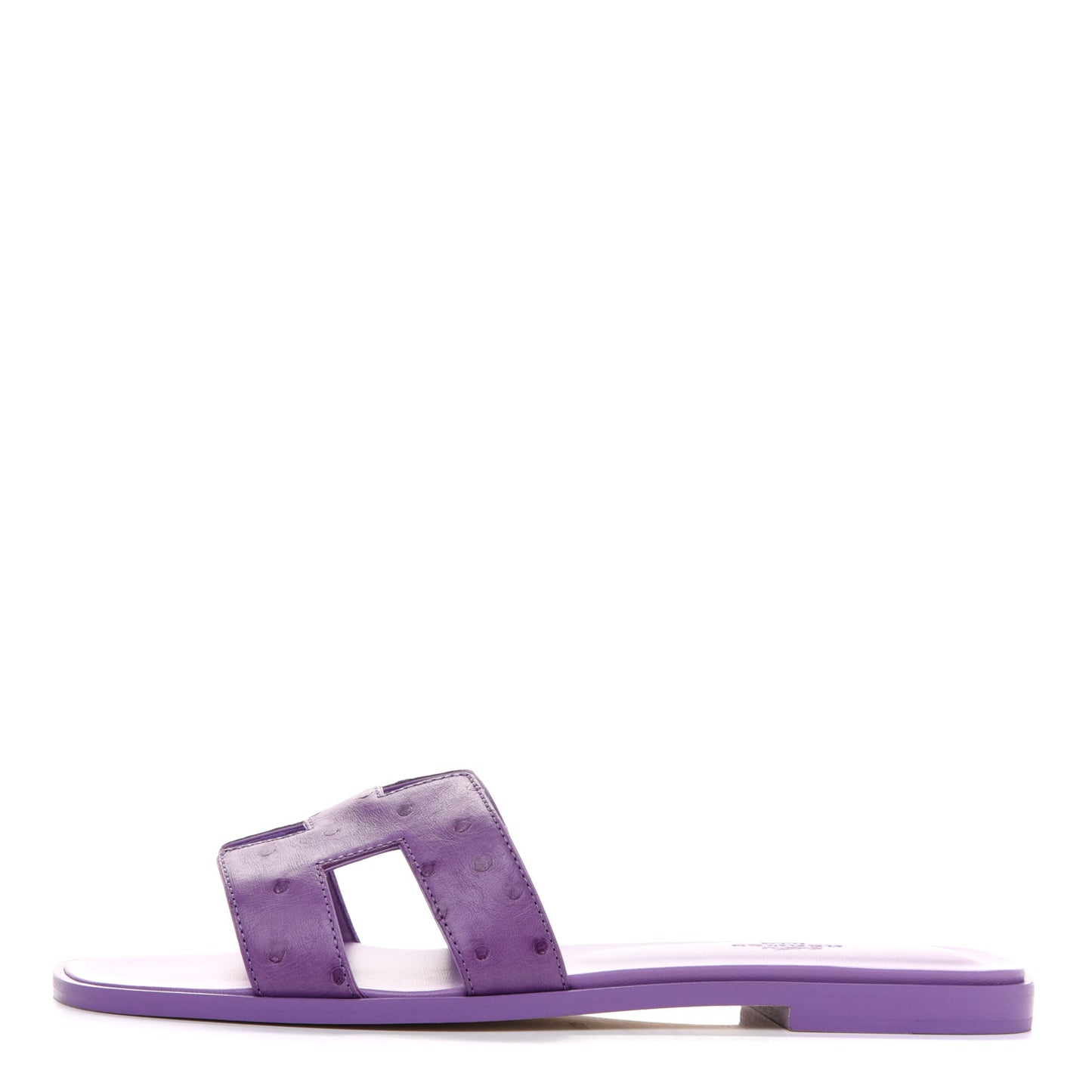 Ostrich Oran Sandals 38.5 Violet