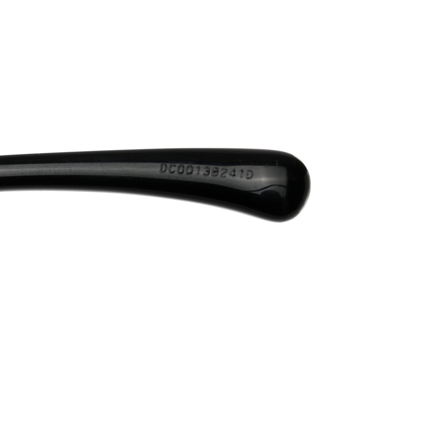 Metal Calfskin Round Chain Sunglasses 4265-Q Black
