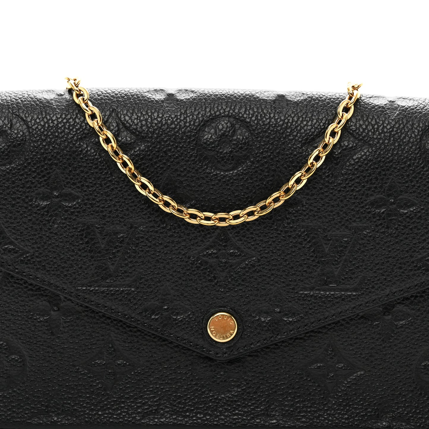 Empreinte Pochette Felicie Chain Wallet Black