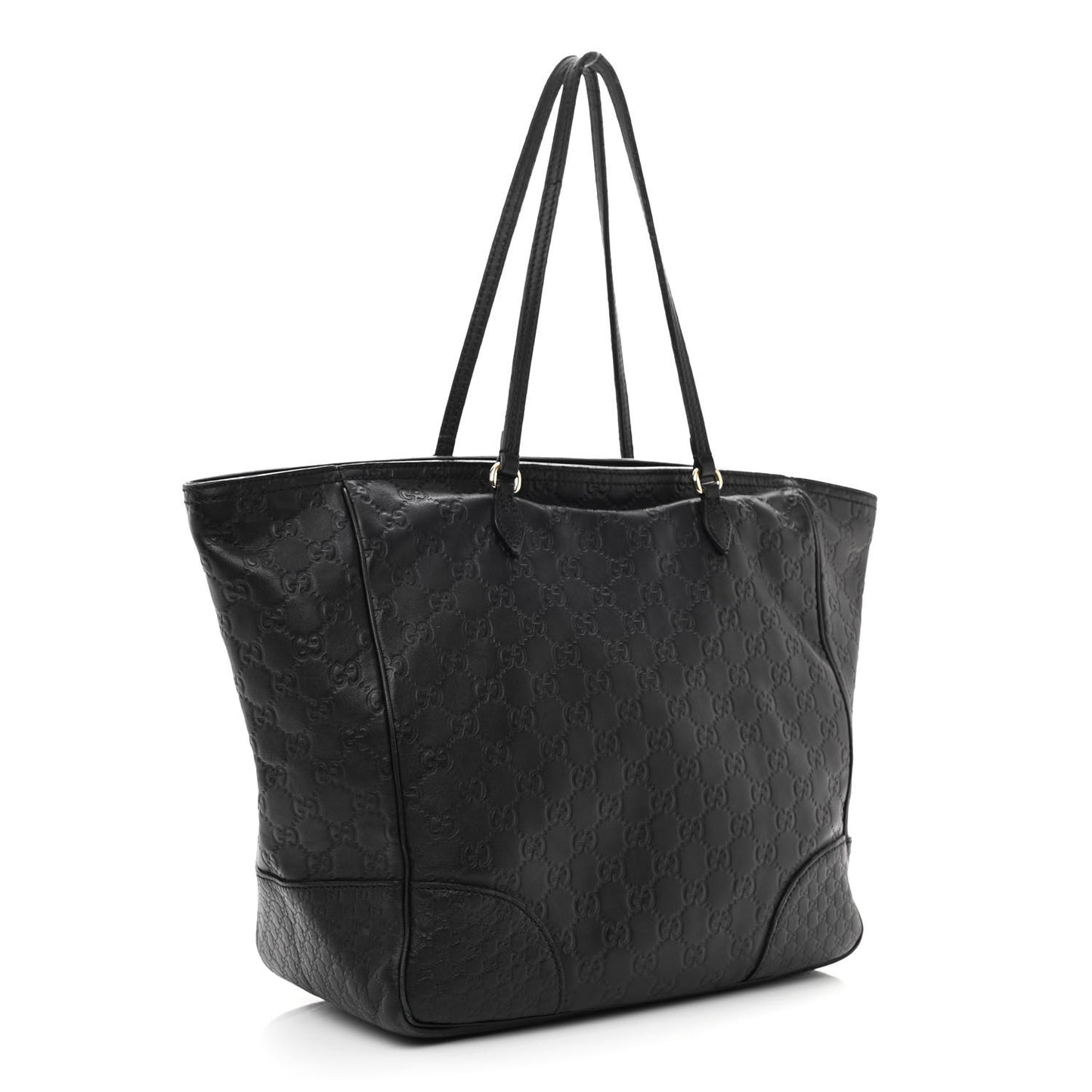 Guccissima Medium Bree Zippered Tote Black
