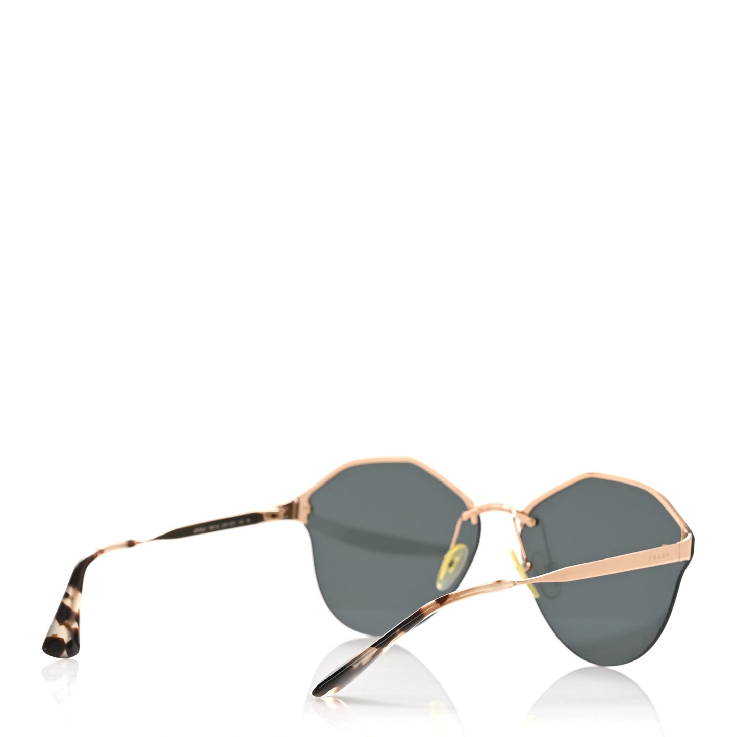 Rimless Sunglasses SPR 64T Violet Gold