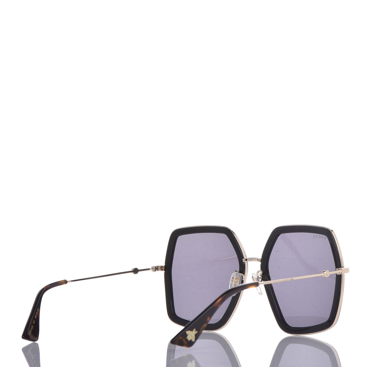 Acetate Oversize Square Frame GG0106S Sunglasses Black