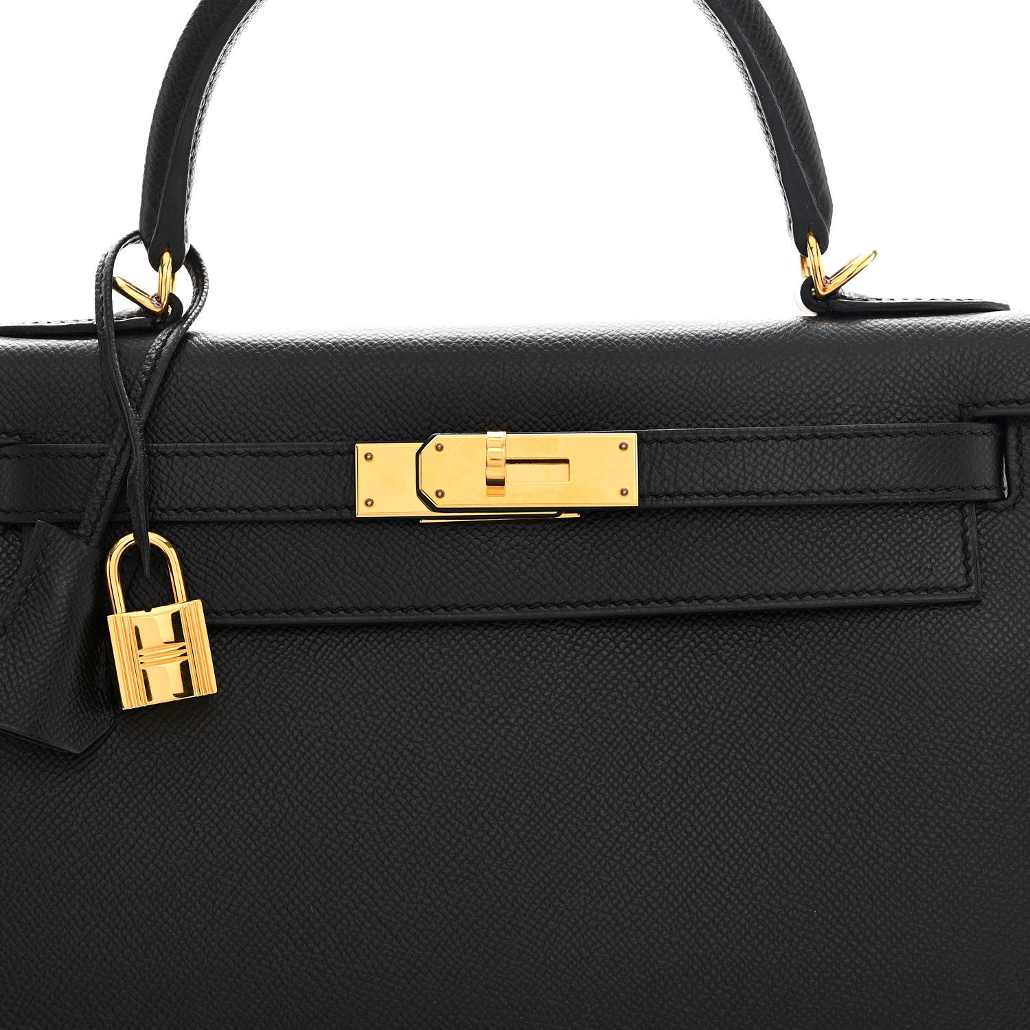Hermes Epsom Kelly Sellier 28 Black 8 of 12