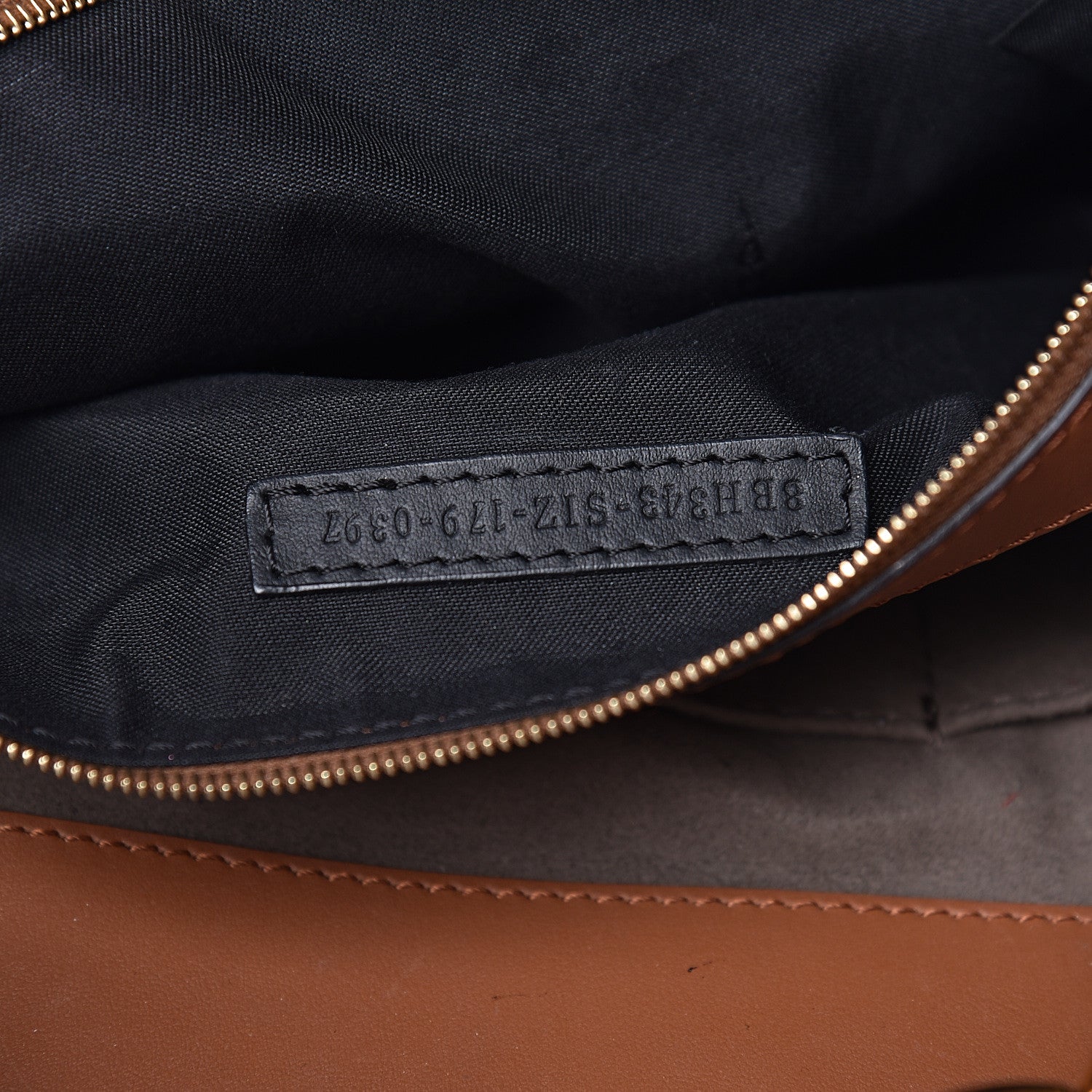 Fendi Vitello Century Opaco F is Fendi Bi-Color Regular Runaway Satchel Corteccia Black 7 of 22