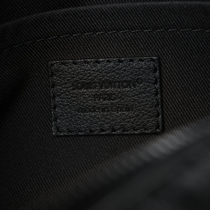 Louis Vuitton Calfskin Monogram Shadow Trocadero Wearable Wallet Black 6 of 10