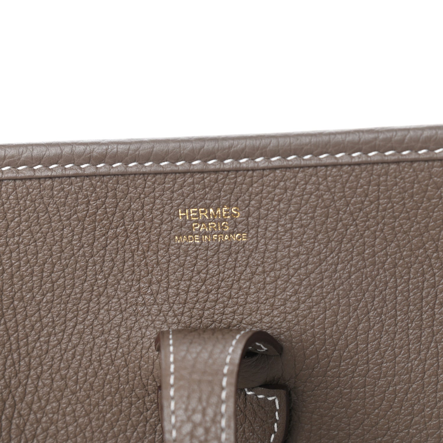 Hermes Taurillon Clemence Evelyne III PM Etoupe 6 of 10