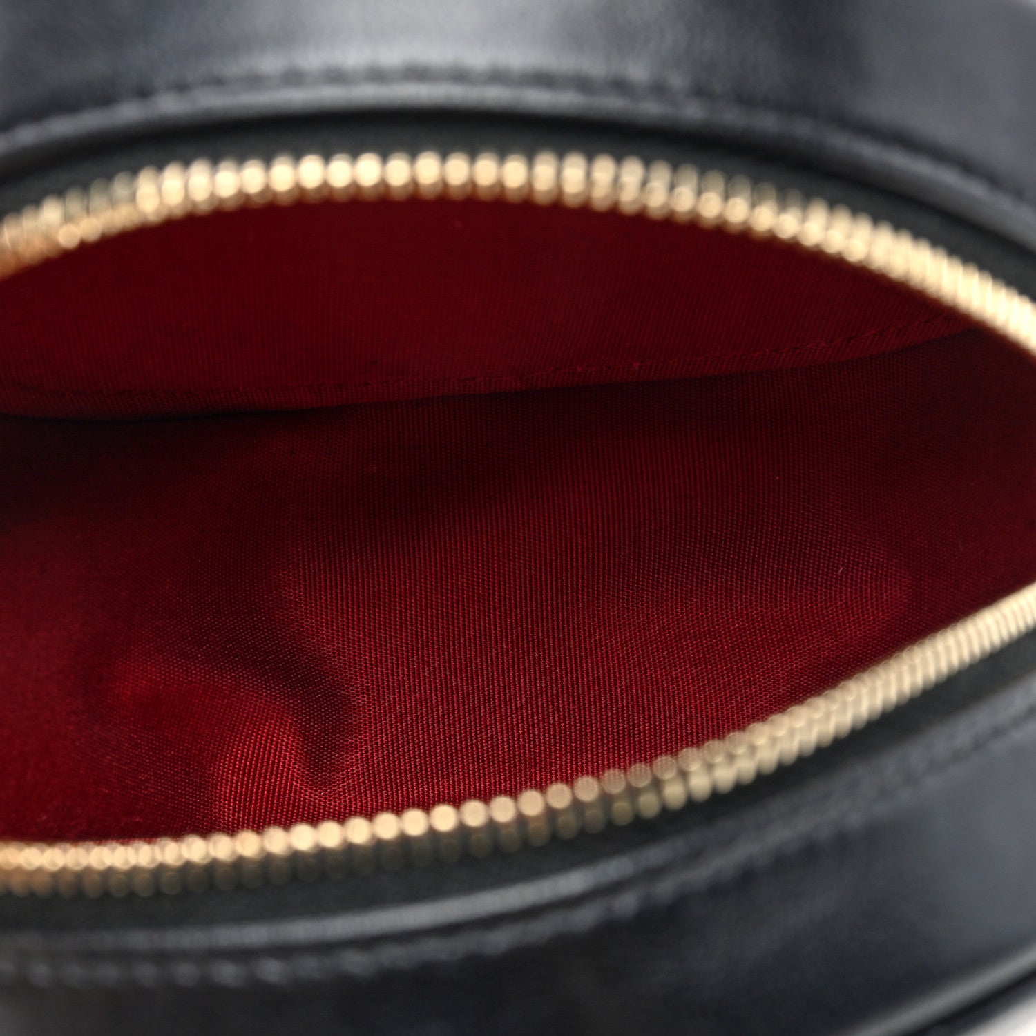 Chanel Lambskin Quilted Romance Round Clutch With Chain Black 5 of 10