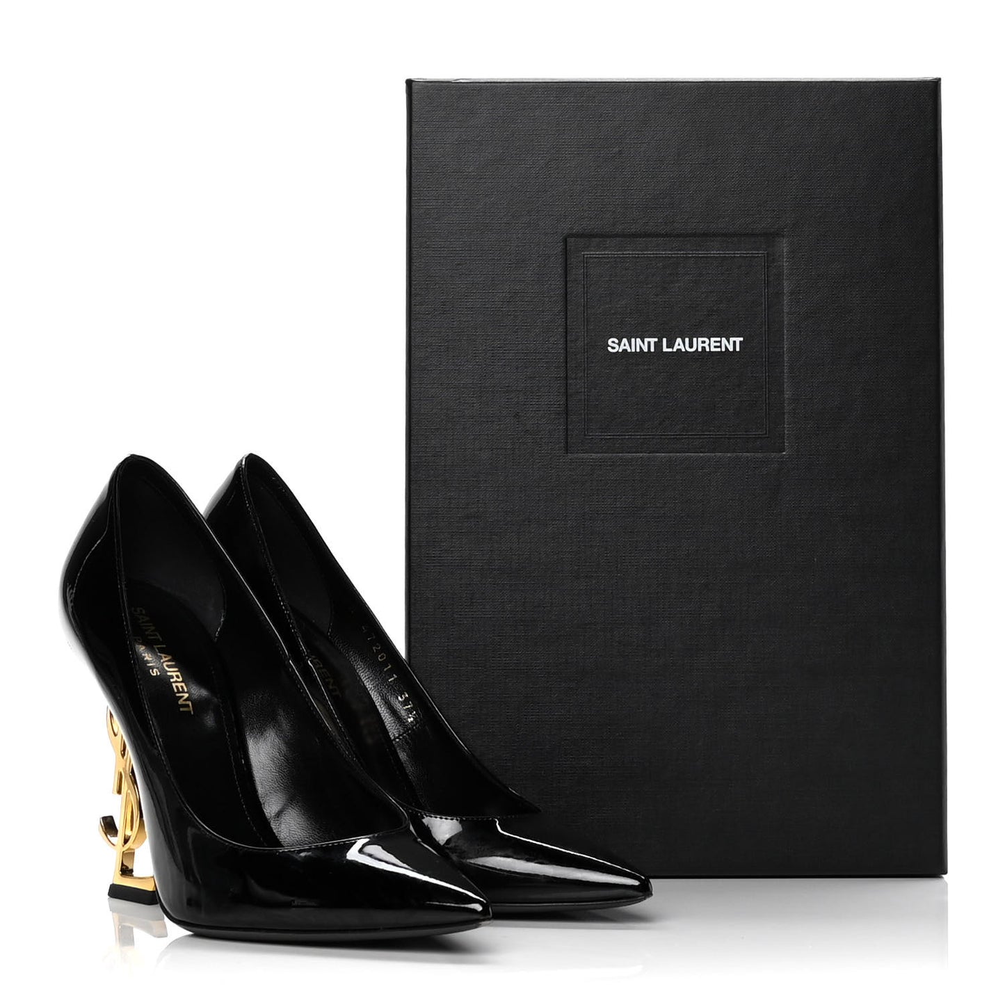 Patent Opyum 110 Pumps 37.5 Black Gold