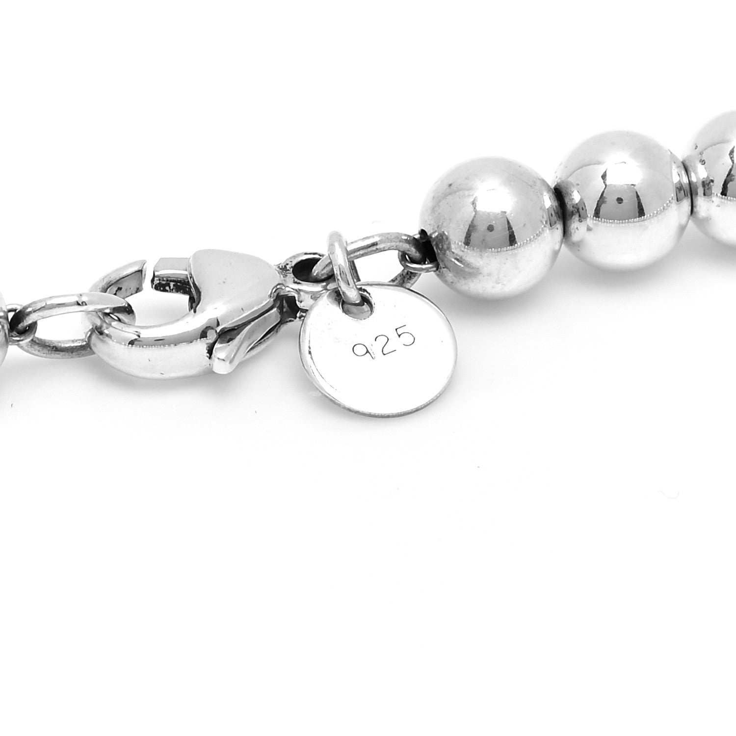 Tiffany Sterling Silver HardWear Graduated Ball Necklace 5 of 6