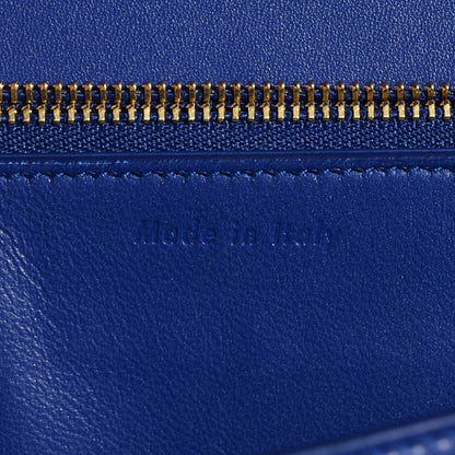 Celine Smooth Calfskin Medium Classic Box Flap Bag Blue Indigo 6 of 8