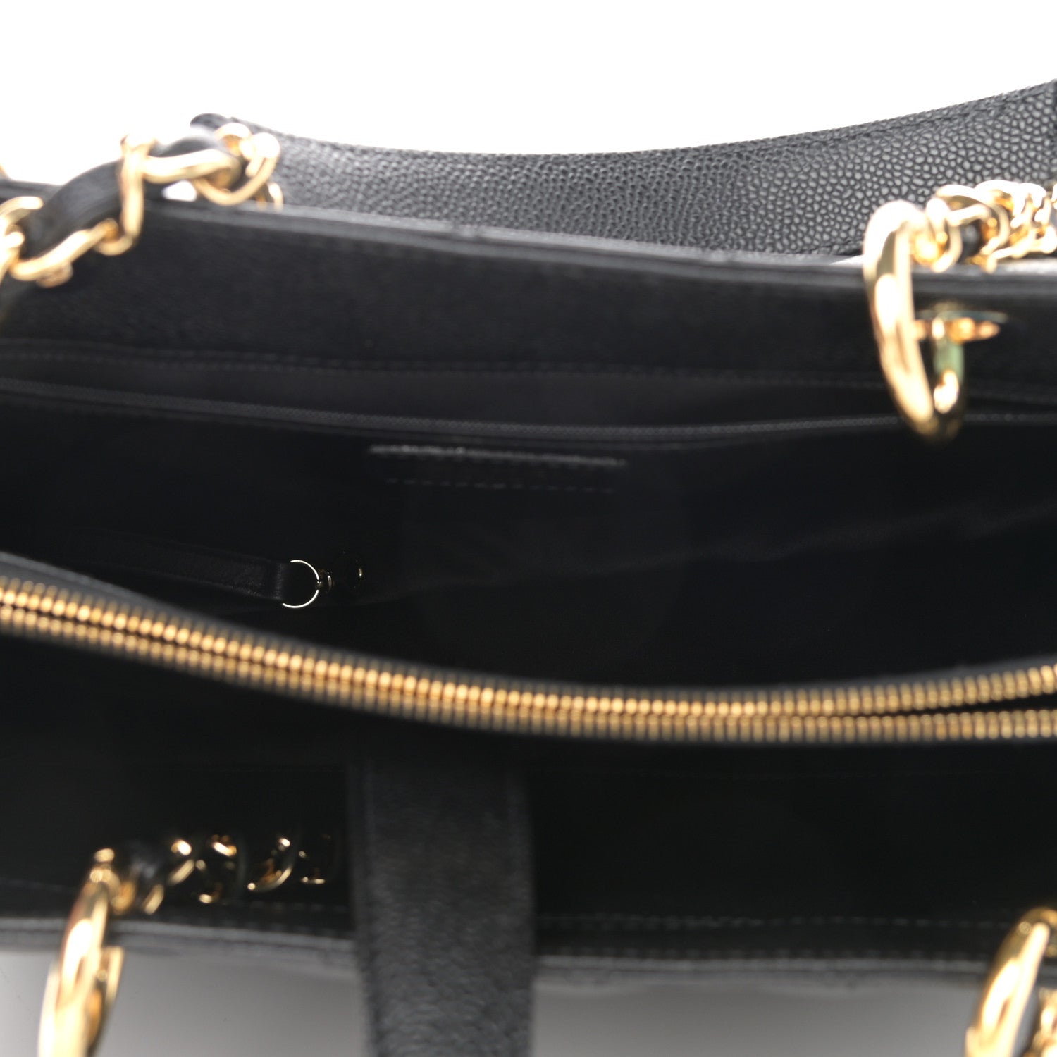 Chanel Caviar Quilted Grand Shopping Tote GST Black 5 of 11