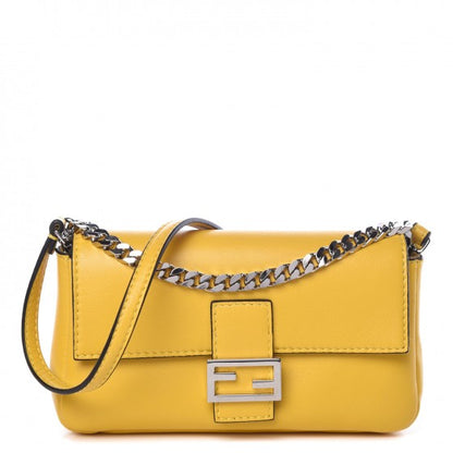 Fendi Nappa Micro Baguette Sunflower 1 of 12