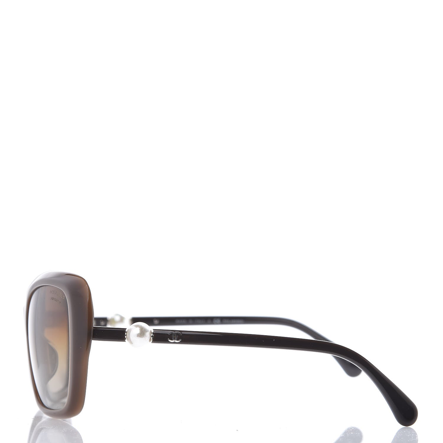 Chanel Pearl Polarized Square Sunglasses 5303-H Brown 3 of 8