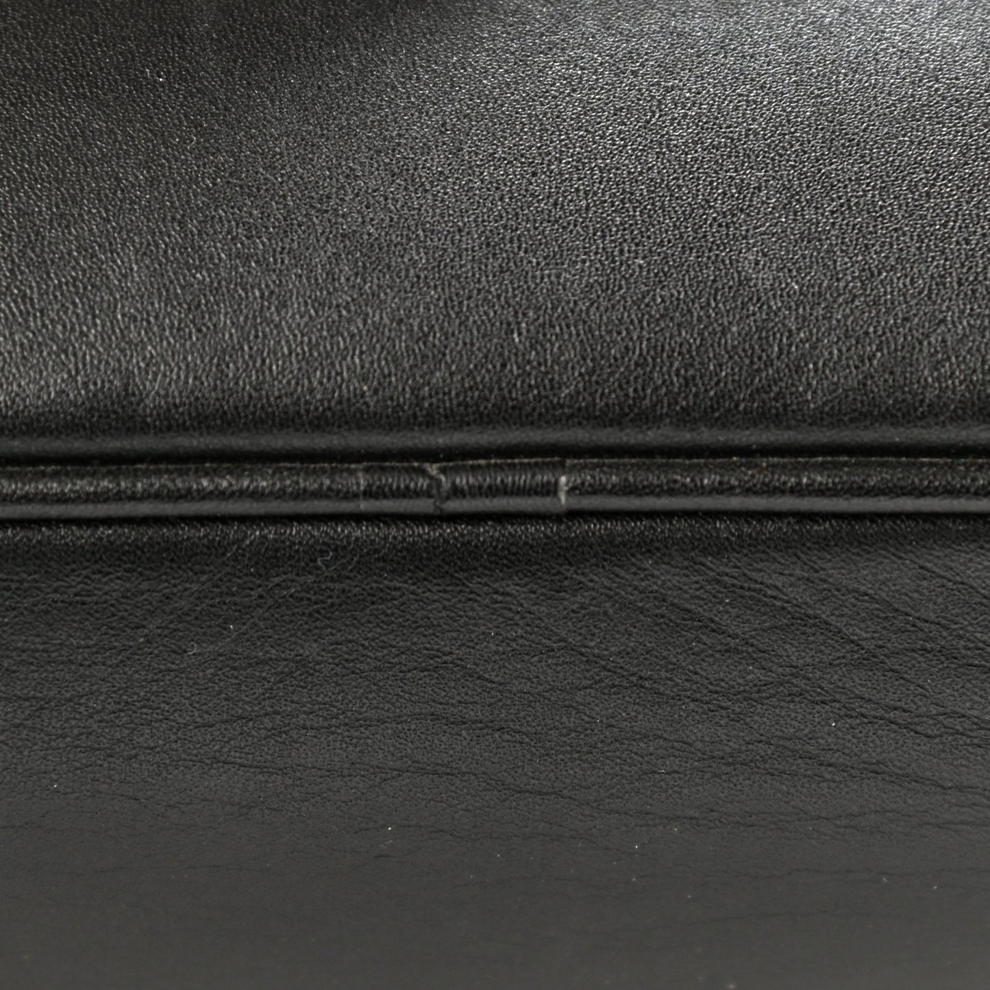 Lambskin Vanity Cosmetic Case Black