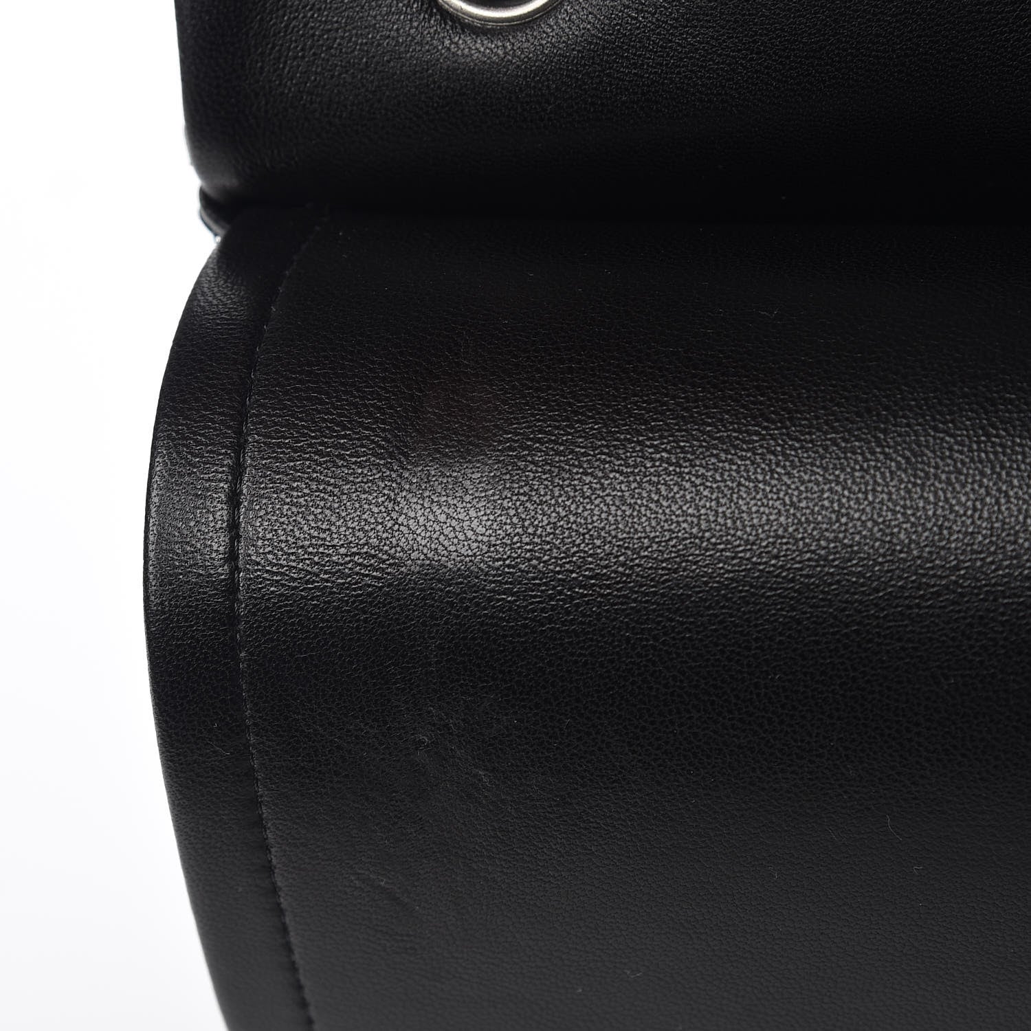 Chanel Lambskin Quilted Jumbo Double Flap Black 11 of 12