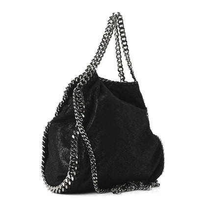 Stella McCartney Shaggy Deer Mini Falabella Tote Black 3 of 9