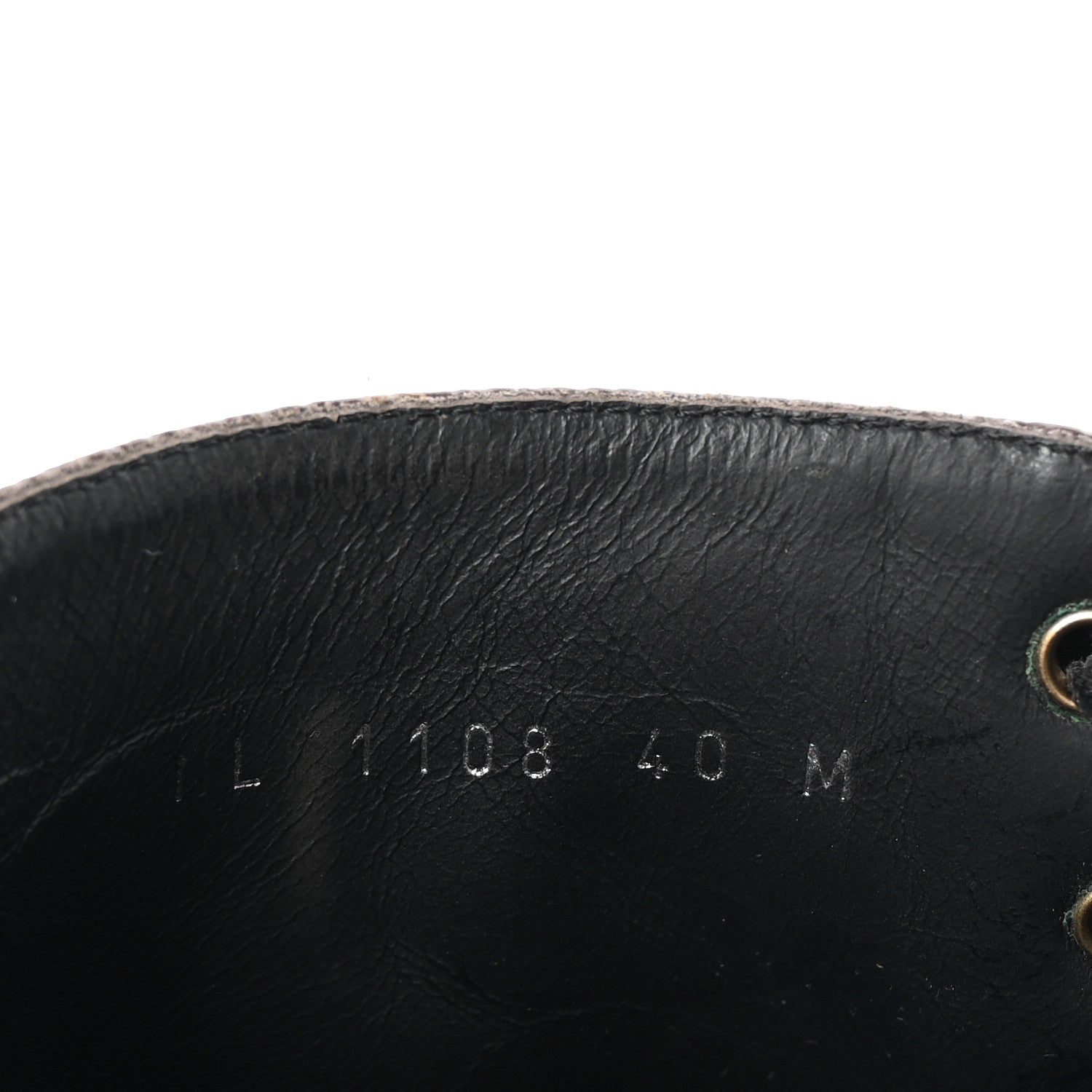 Louis Vuitton Calfskin Monogram Wonderland Flat Ranger Boots 40 Black 9 of 9