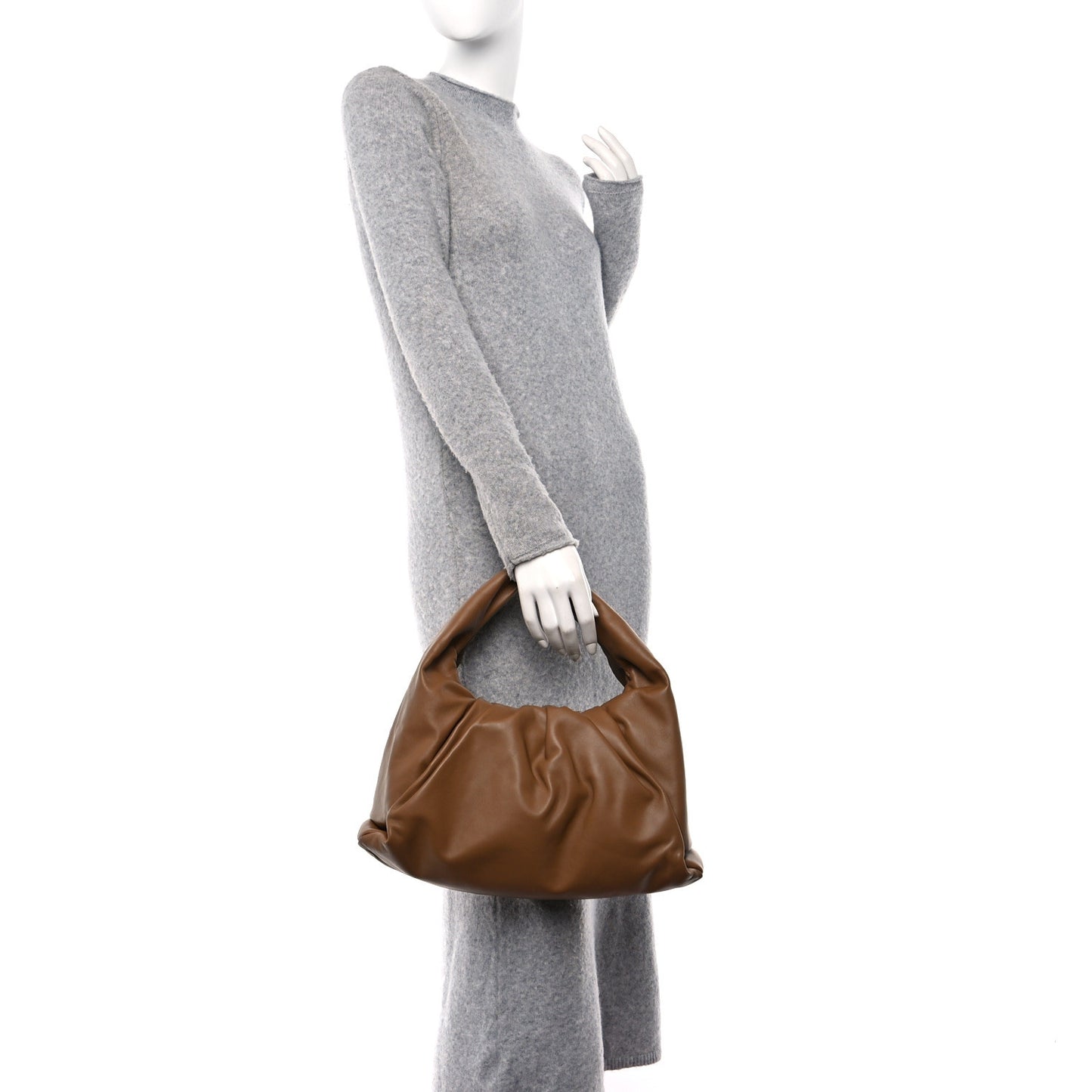 Smooth Butter Calfskin Small The Shoulder Pouch Cammello
