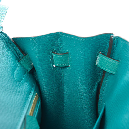 Hermes Togo Birkin 25 Vert Verone 11 of 37