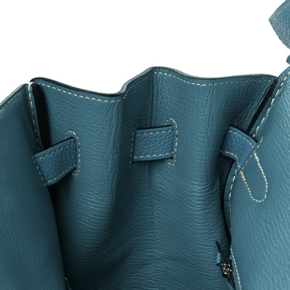 Hermes Togo Birkin 35 Blue Jean 28 of 30