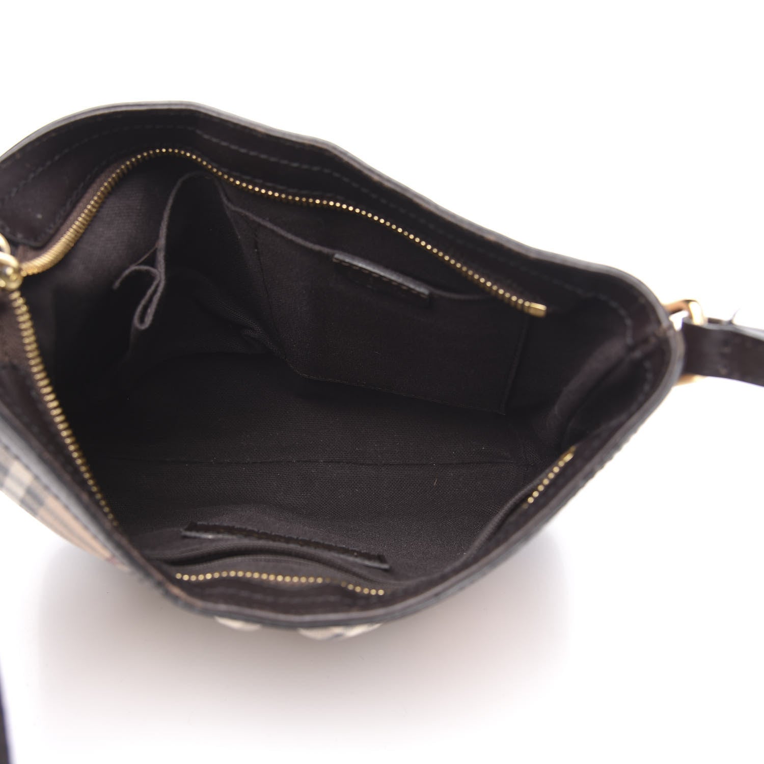 Burberry Haymarket Check Hartham Shoulder Bag Chocolate 5 of 13