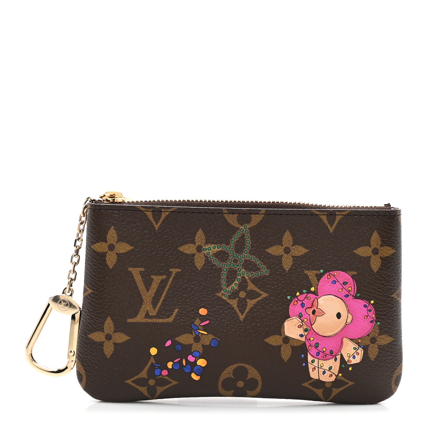 Louis Vuitton Monogram 2025 Vivienne Winter Holiday Key Pouch S