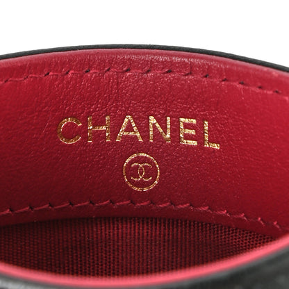 Chanel Lambskin Quilted Chanel 19 Card Holder Black 6 of 9