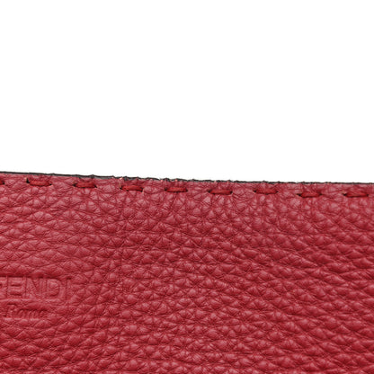Fendi Cuoio Romano Selleria Large Anna Bucket Bag Rosso 12 of 13