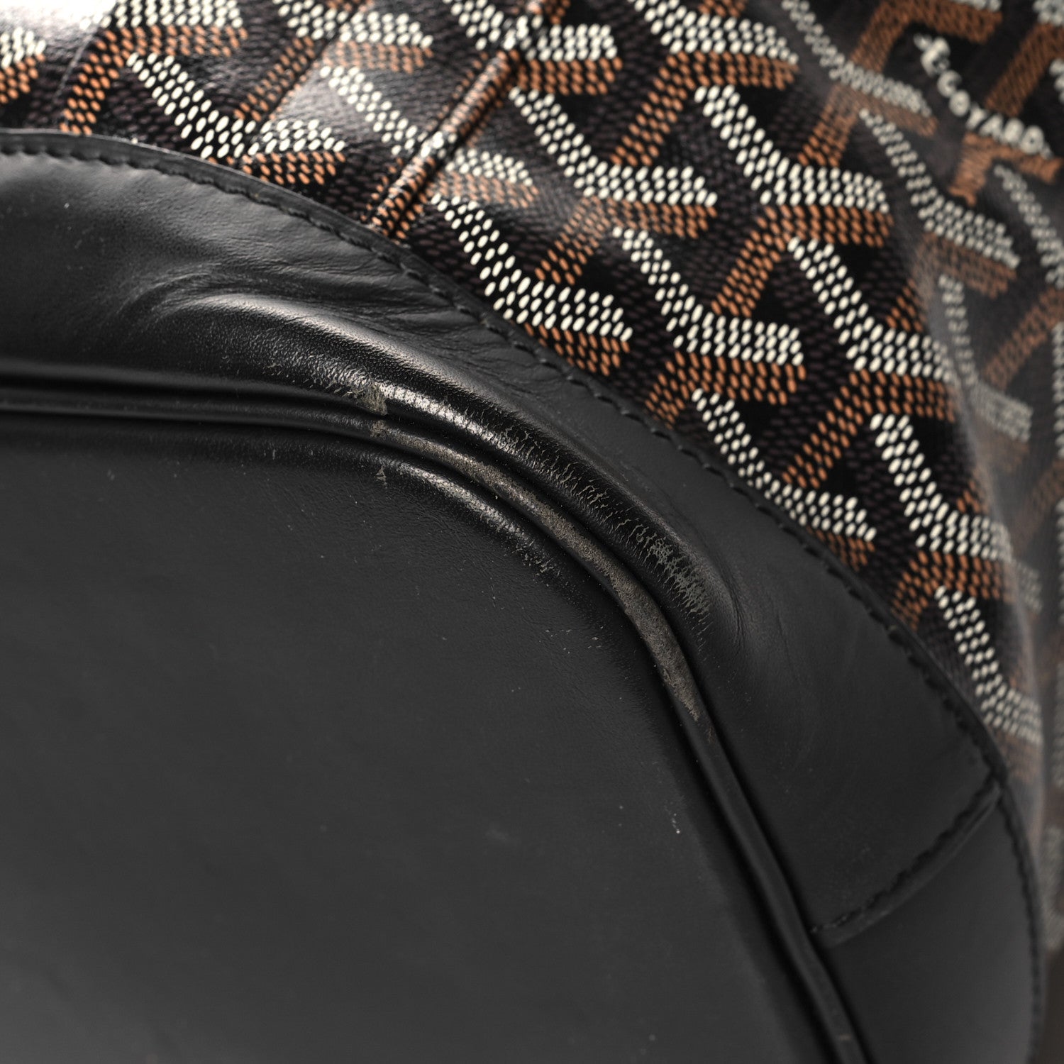 Goyard Goyardine Calfskin Alpin MM Backpack Black 11 of 11