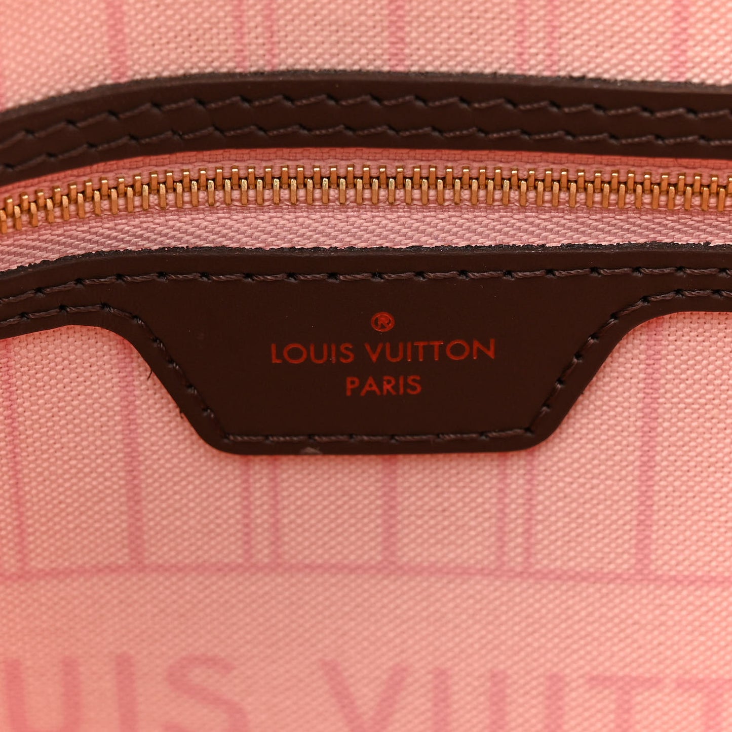 Damier Ebene Neo Neverfull MM Rose Ballerine