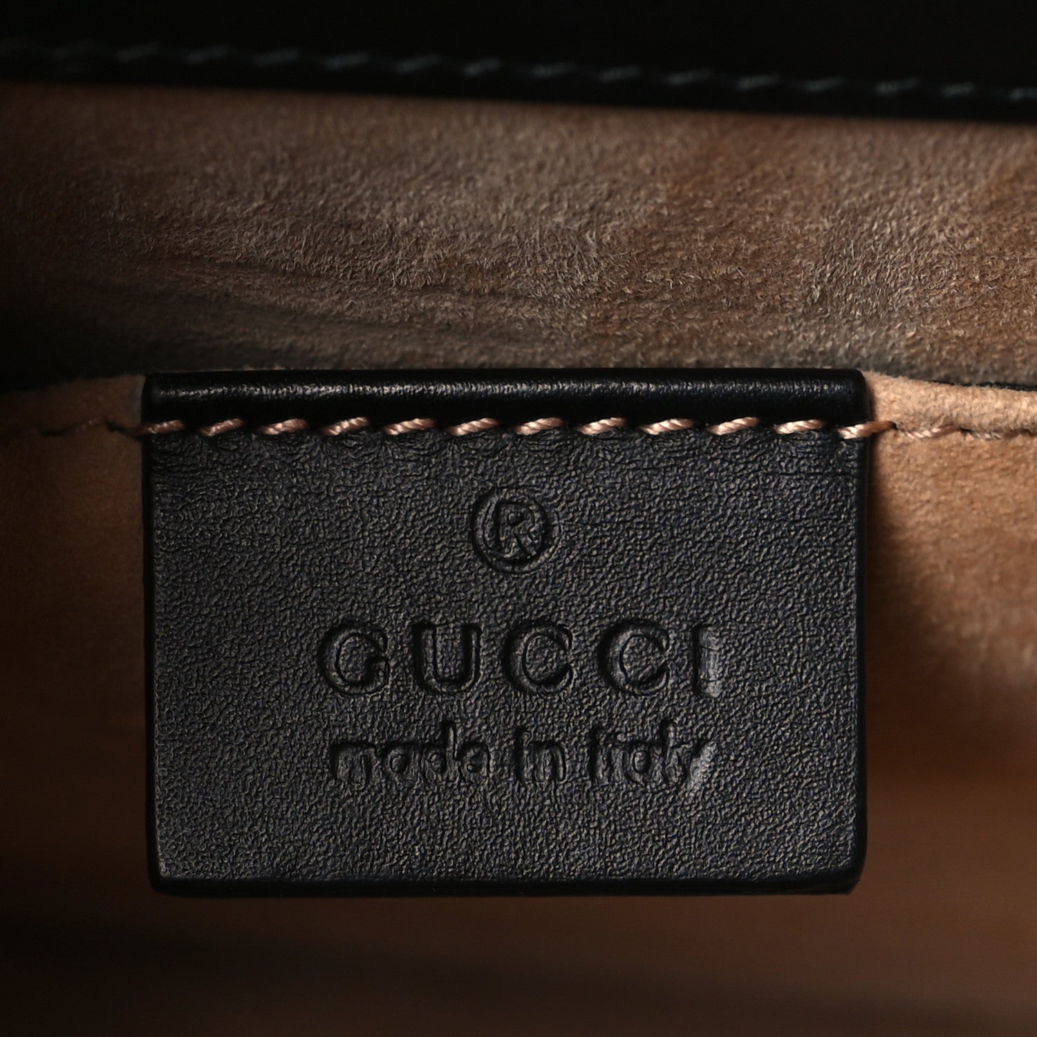 Gucci Calfskin Mini Sylvie Top Handle Bag Black 6 of 9