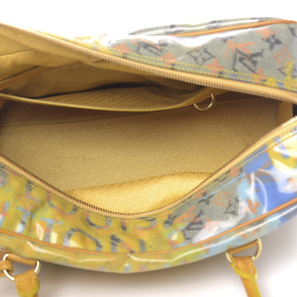 Louis Vuitton Monogram Pulp Defile Weekender PM Yellow 5 of 18
