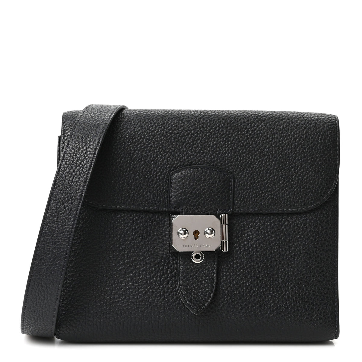 Hermes Togo Sac A Depeches 21 Messenger Bag Black 1 of 10