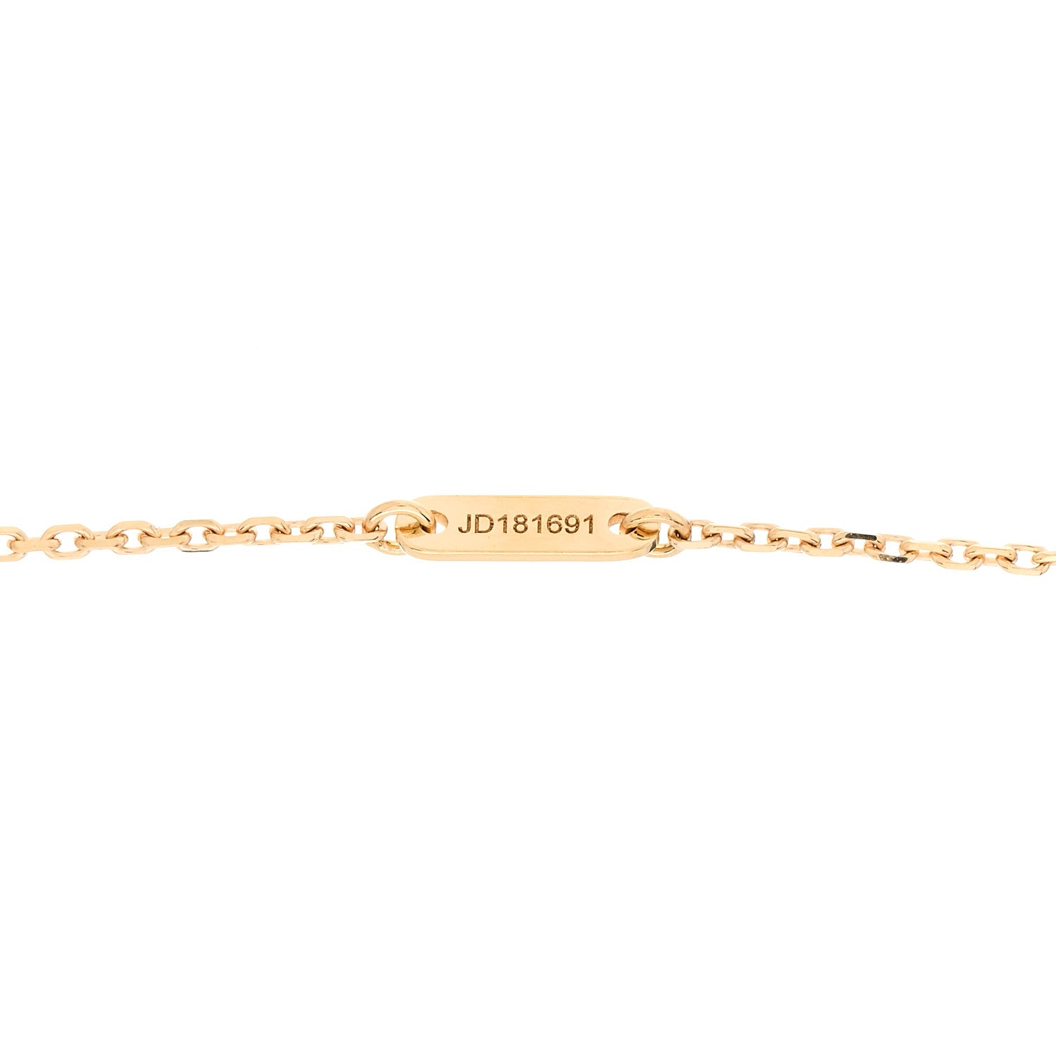 Van Cleef & Arpels 18K Yellow Gold Mother of Pearl Sweet Alhambra Pendant Necklace 4 of 5