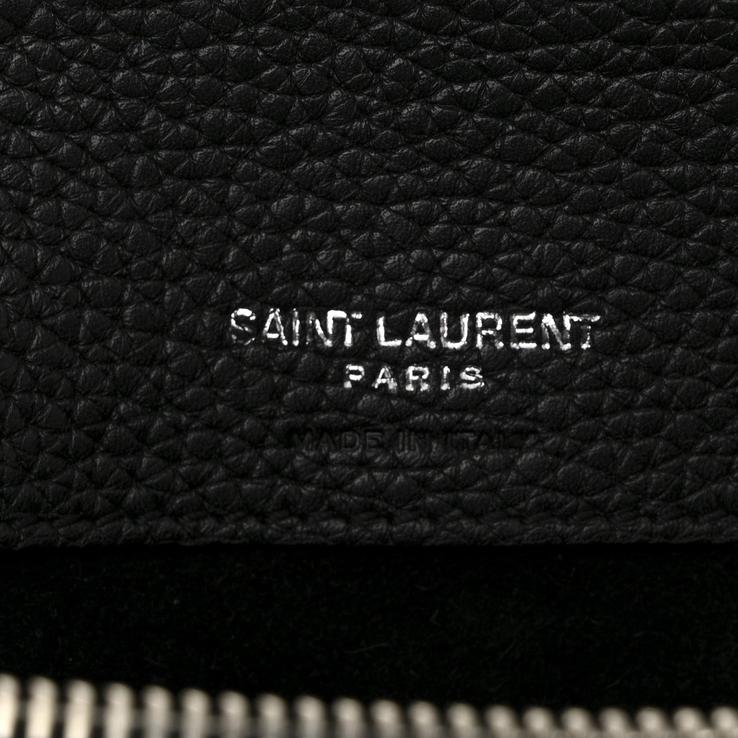 Saint Laurent Grained Calfskin Baby Sac De Jour Souple Black 6 of 10