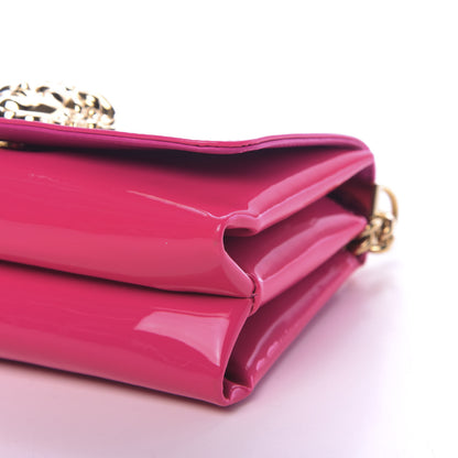 Versace Patent Palazzo Medusa Chain Shoulder Bag Pink 8 of 9