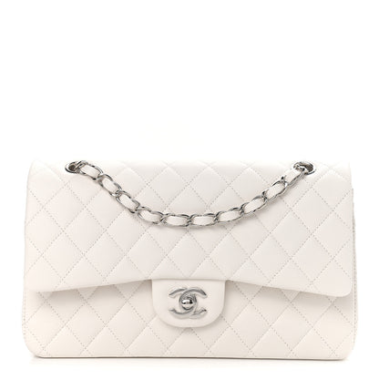 Chanel Caviar Quilted Medium Double Flap White 1 of 9