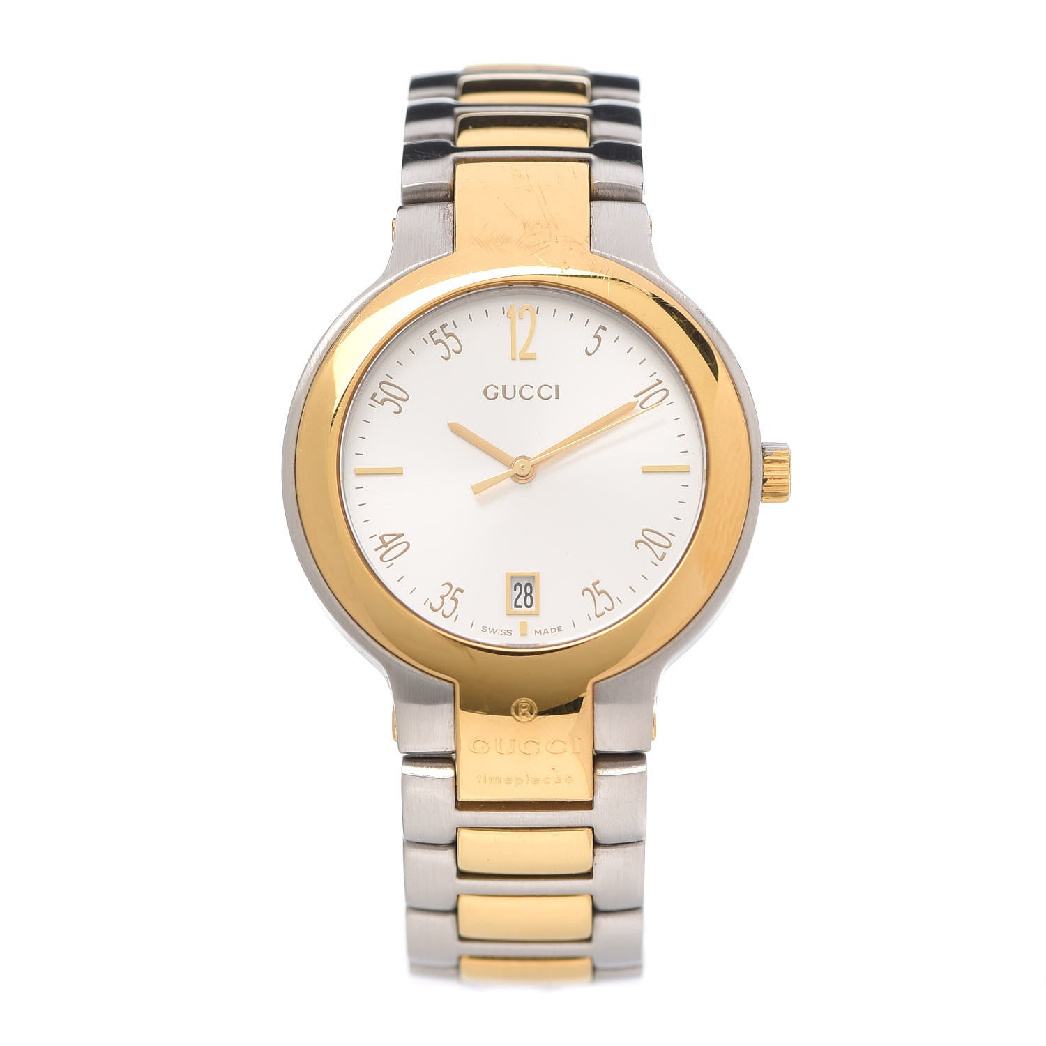 Gucci Stainless Steel 35mm 8900M Two Tone Quartz Watch 1 of 5