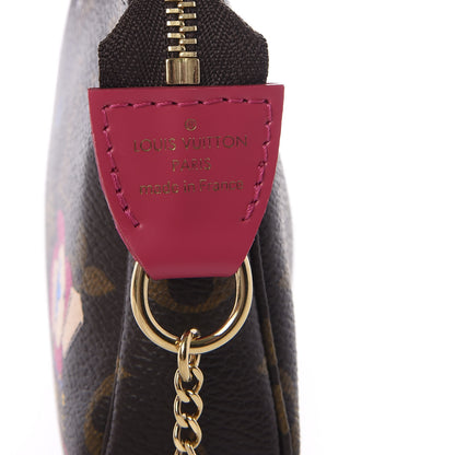 Louis Vuitton Monogram 2020 Christmas Animation Roller Coaster Mini Pochette Accessories Pivoine 5 of 7
