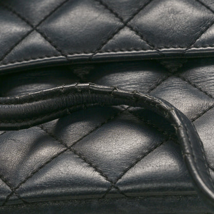 Chanel Calfskin Quilted Small Easy Shopping Tote Black 12 of 16