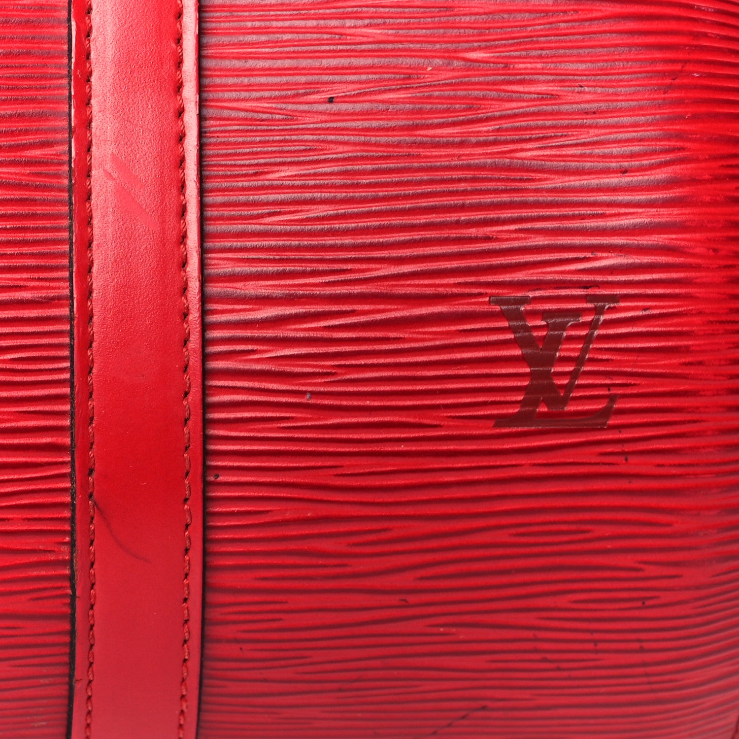 Louis Vuitton Epi Soufflot Castillan Red 8 of 14