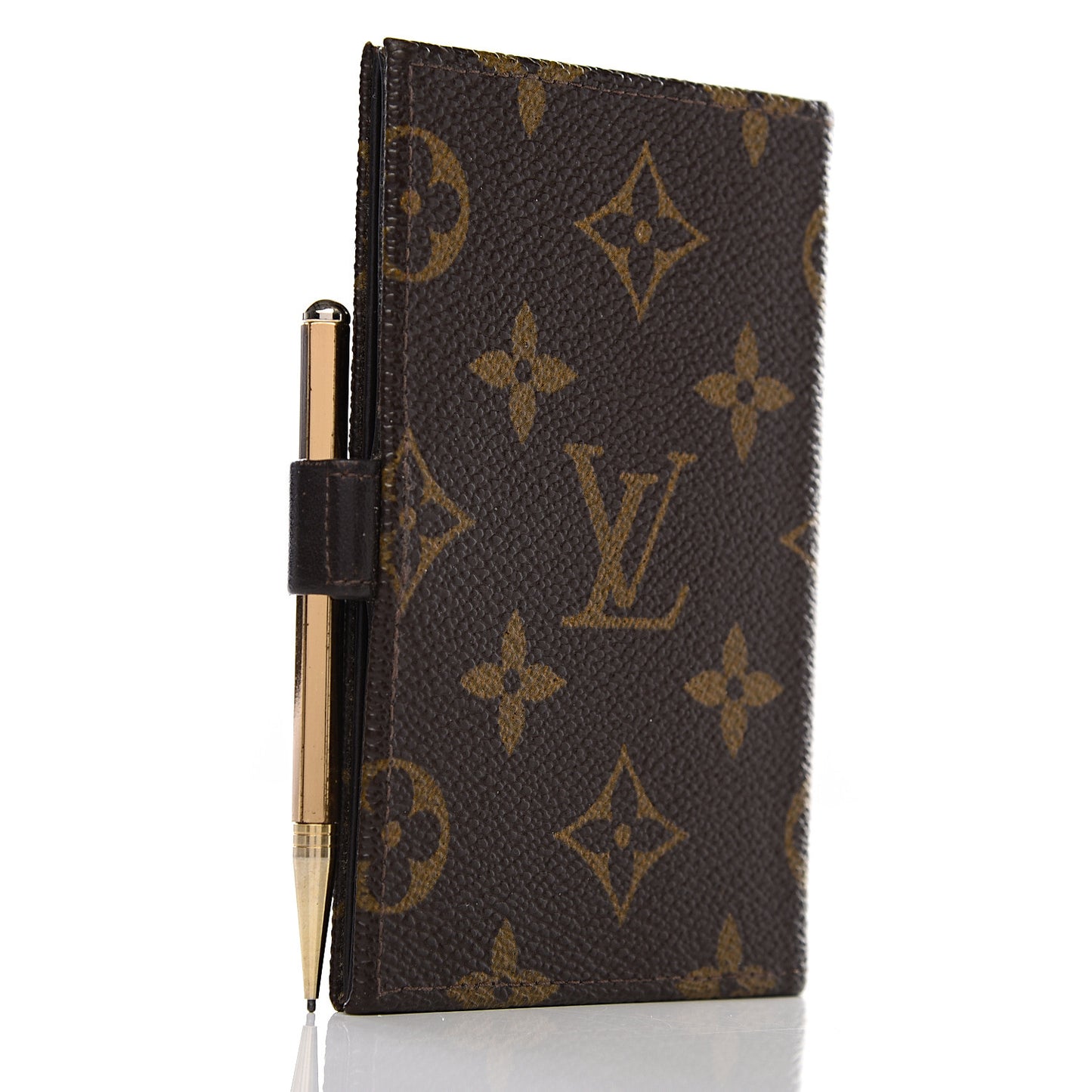 Monogram Mini Agenda Cover w Pencil