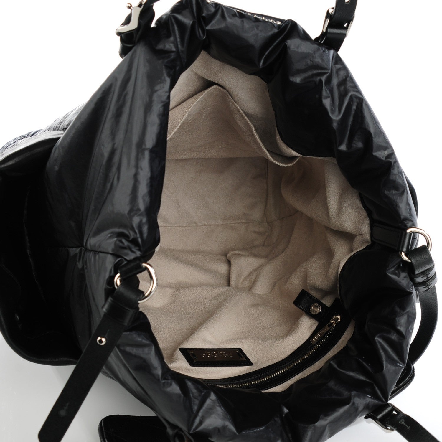 Jimmy Choo Nylon Blare Biker Tote Black 5 of 7