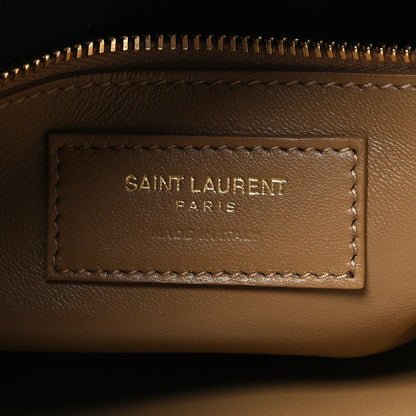 Saint Laurent Suede Calfskin Le 5 A 7 Hobo Beige 7 of 13
