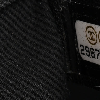 Chanel Canvas Pearl Medium Deauville Tote Black 7 of 12